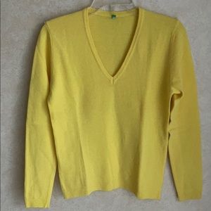 UNITED COLORS OF BENETTON sweater, color yellow